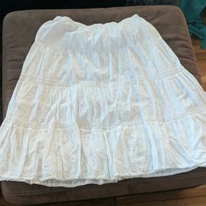 White skirt